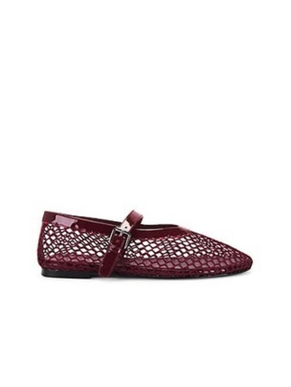Raye Noam Flat in Burgundy